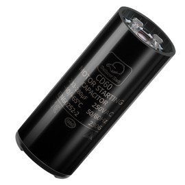CD60 250 VAC 233-280 uf/MFD Round Motor Start Capacitor Replacement Parts, Fit for Central Air-Conditioners, Condenser Fan Motors and Heat Pumps