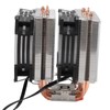 CPU Air Cooler, 6 Heat Pipes 4pin 90mm Dual Tower