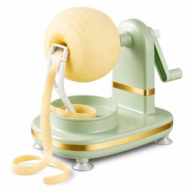 Automatic Hand Crank Fruit Peeler Stainless Steel Blade for Apple Pear Potato