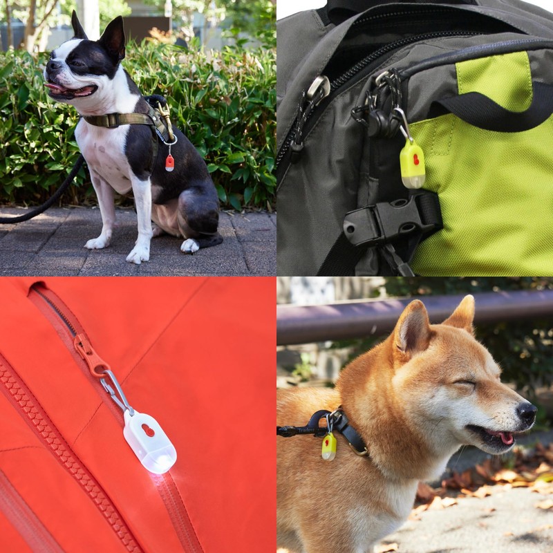 [ABITAX] アビタックス 0510 TagLight 小型LEDライト キーホルダー (1, サーモン)