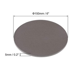 uxcell 6-Inch 800-Grits Sanding Sponge Hook and Loop Sanding Disc for Wood/Drywall/Metal 5pcs