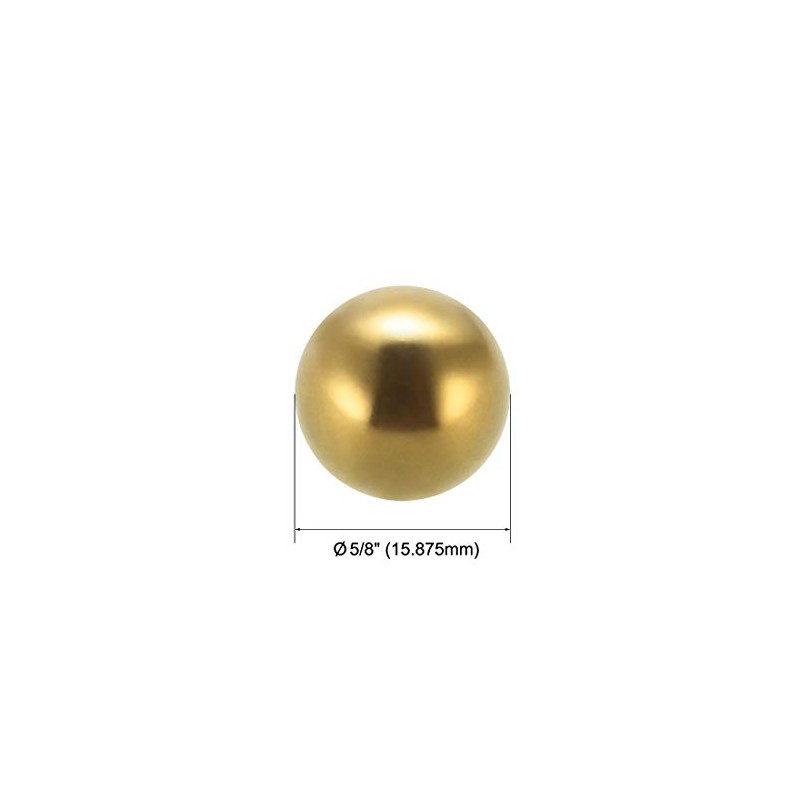 uxcell 5/8 Inch Precision Solid Brass Bearing Balls