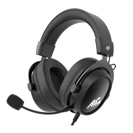 Allone ALG-GMHS7BK Wired Gaming Stereo Headset, Black, 6.3 x 3.8 x 8.7 inches (16 x 9.7 x 22 cm), e-sports, Noise Cancelling, Mic Mute, Lightweight