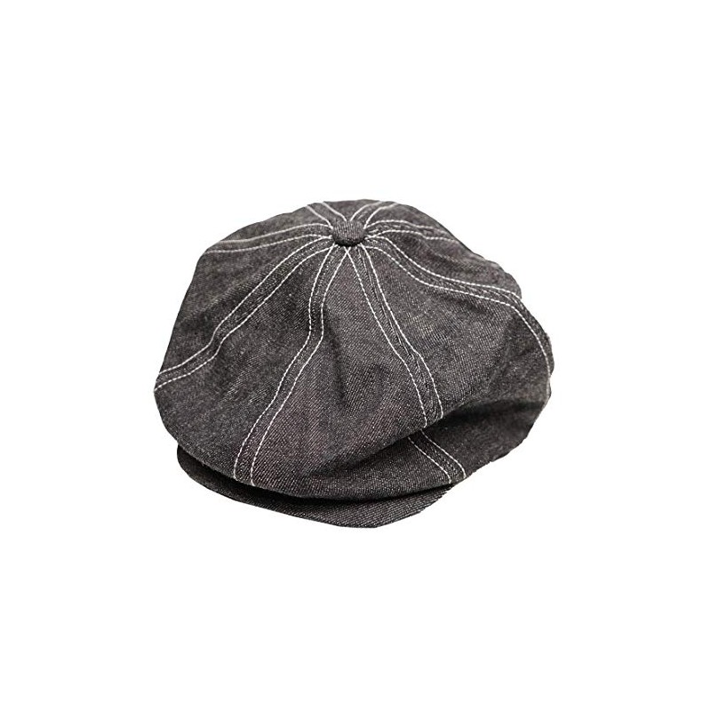 Kojima Jeans RNB-986 Newsboy Hat, Made in Japan, purple, (indigo)