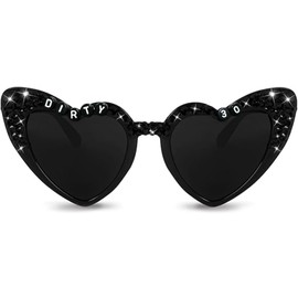 30th Birthday Glasses, Dirty 30 Sunglasses Black Rip to My 20s for Funny Thirtieth Death