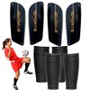 Pack of 2 Shin Pads Football xlwen Teenagers Football Shin