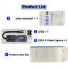 4K HDMI Video Capture Card with USB3.0&100W PD, HDMI to