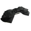 Vingtaine H-556A-BK Grosgrain Ribbon Barrette Hair Accessory Head Dress Black