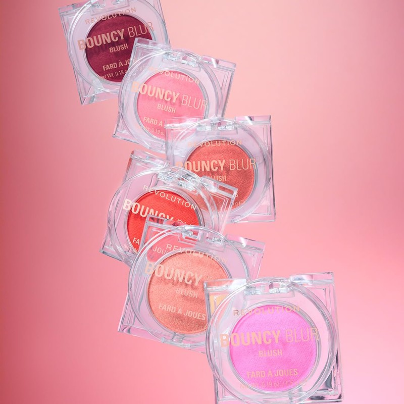 Revolution Bouncy Blur Blush, Cheek & Lip Makeup, Buildable &