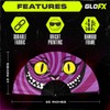 GloFX Large Hand Fan - Alice in Wonderland Cheshire Cat