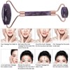 Portable Face Roller Massager Facial Beauty Roller Heart Shaped Gua