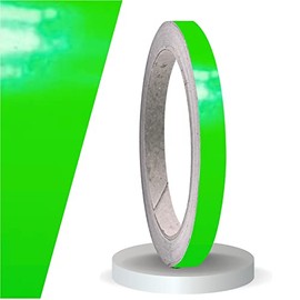 siviwonder Decorative Strips Neon Green in 9 mm Width and 10 m Length for Car Boat Jet Ski Model Making Tape Sticker Decorative Strips Neon Green Fluorine
