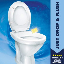 ProLab ONE FLUSH - Septic Tank Treatment Packets, 3-Month Supply of Easy-Flush Bacteria