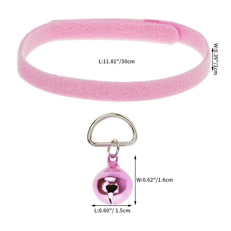 jiebor 24Pcs Tiny Kitten Collar Puppy Whelping Collars with 24Pcs