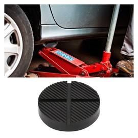 Floor Jack Rubber Pad, Universal Thickened Rubber Clamp Welding Jack Adapter, Pinch Weld Side Frame Rail Protector, Auto Lift Frame Rail Protection Accessories for Most Cars (1 PC)