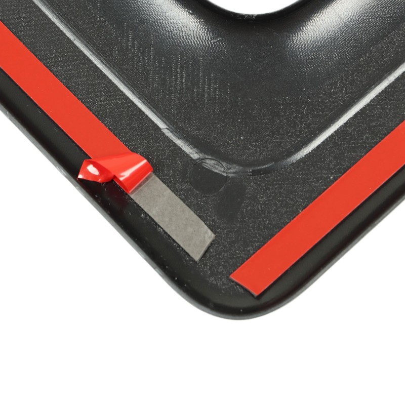 Rear Water Cup Holder Frame Cover Trim Carbon Fiber Look
