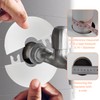 TNJPSEK 6 Pack 17mm Plumbing Cover Decorative Hole Plate, Self-Adhesive