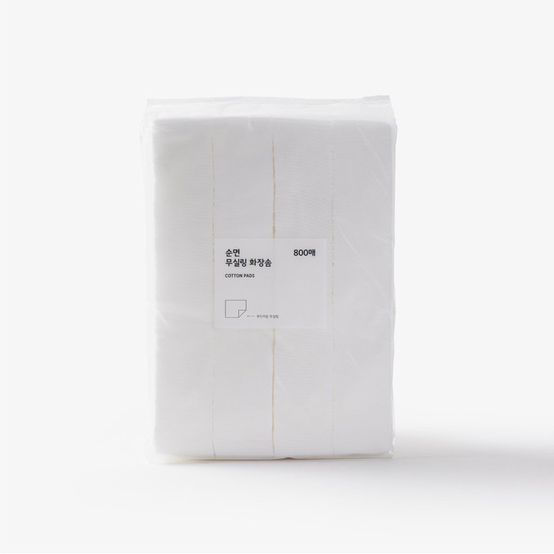 JAJU [JAJU] Pure Cotton No-Edge Cotton Pads 800 Count