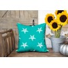 Kutita 18 x 18 inch Throw Pillow Covers,Blue Green and