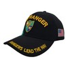 US Warriors US Army Ranger Baseball Hat, One Size, Black
