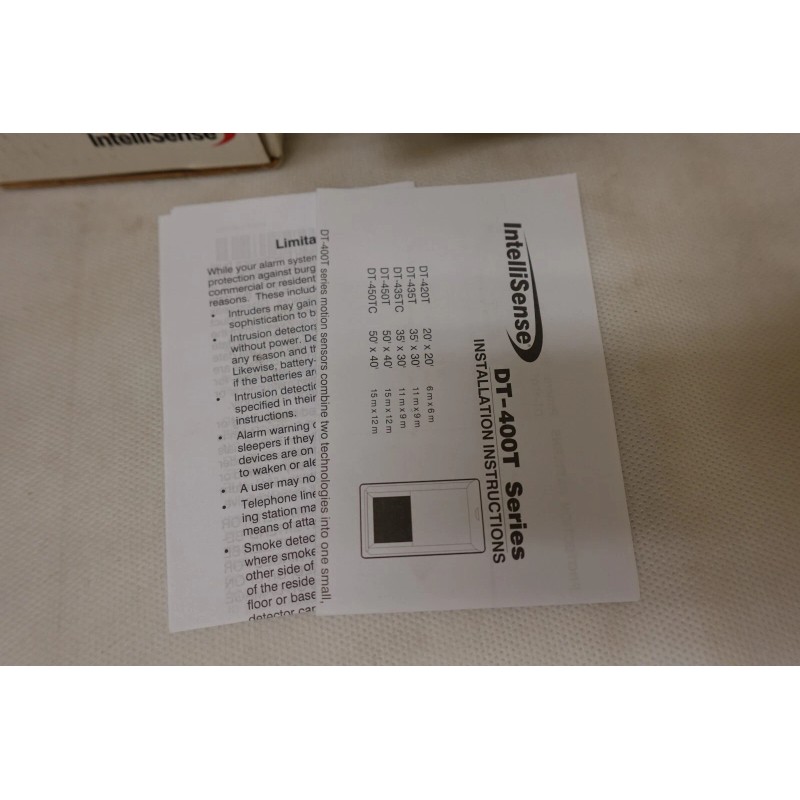 DualTec / Honeywell IntelliSense Dual Tec DT-435T Combination Microwave &