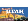 Welcome to Utah Life Elevated Sticker (ut Travel rv Hike)