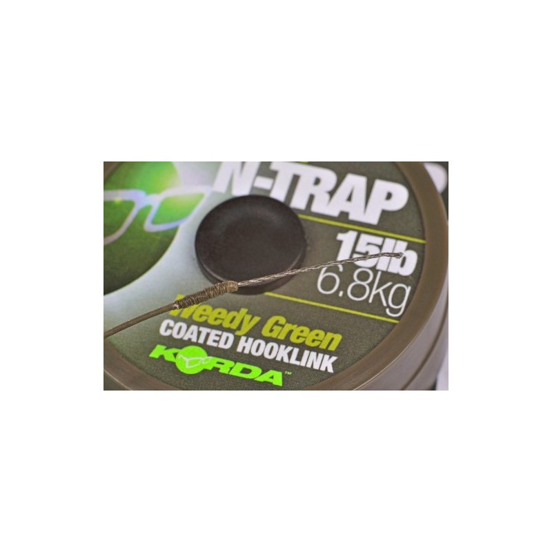 Korda Soft N-Trap Coated Hooklink 15lb Weed