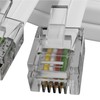 ConnectingU 5m White 4 Wire RJ11 Male to BT Male