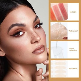 SexxLady 240 Sticker Slip-On Eyelid Stripes, Invisible Eyelid Stripes, Double Sided Eyelid Tapes, Eyelid Tape with Tweezers Fork Bar