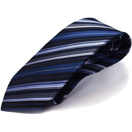 MICHIKO LONDON Brand Necktie, Made in Japan, Nishijin Textile, MICHIKO-SET-H7, blue