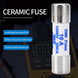 Juwacoo Multimeter 10 x 38 mm 1000V 10A Cylinder Ceramic Fuse