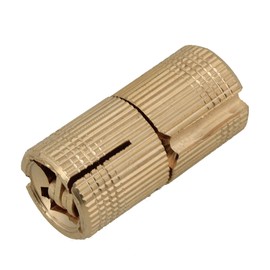 4 Pcs Copper Concealed Hinges Gold 14mm for Wooden Door Cabinet Door