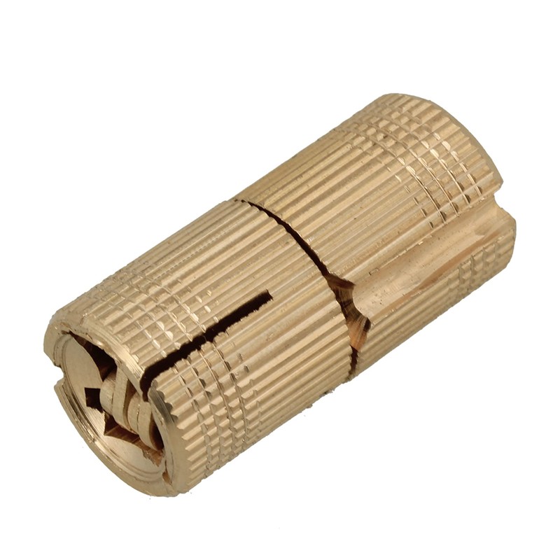 4 Pcs Copper Concealed Hinges Gold 14mm for Wooden Door