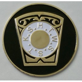 Royal Arch HRAM Key-Stone Car Emblem