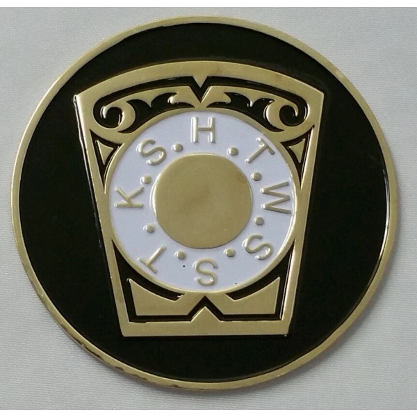 Royal Arch HRAM Key-Stone Car Emblem