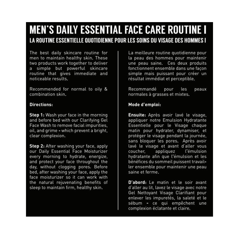 Brickell Men's Daily Essential Face Care Routine I - Gel