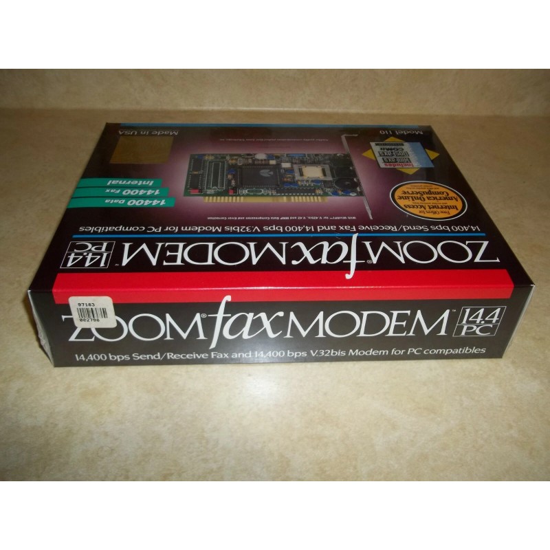 ZOOM Model 110 Internal 14.4 Fax Modem for PC Factory