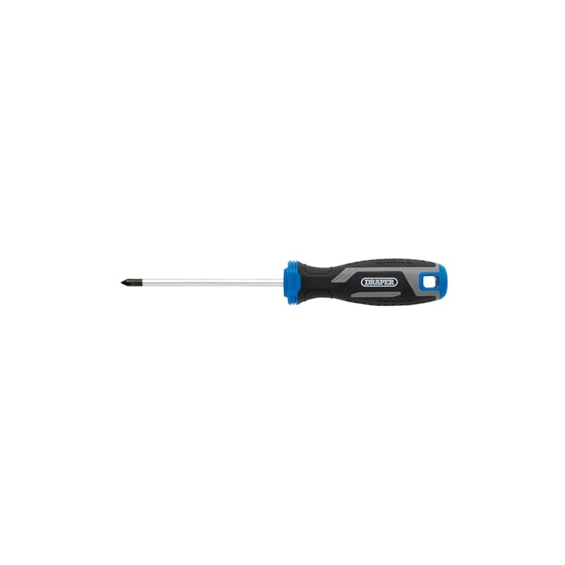 Draper Phillips Soft Grip Screwdriver, PH1 x 100mm - 13360