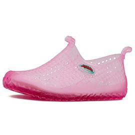 Bubble gummers Zapato para Alberca, Aquashoes para Niña, Surf (Cristal Rosa, Measurement_14_Point_0_Centimeters)