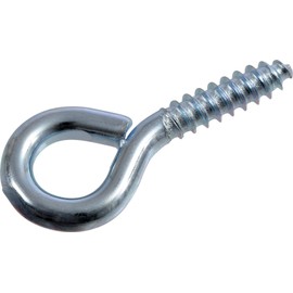 The Hillman Group 320054 .080 x 15/16" Zinc-Plated Medium Screw Eye 100-Pack