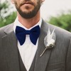 HOULIFE Men's Bow Tie, Adjustable Velvet Bow Tie, Pre-Tied Bow