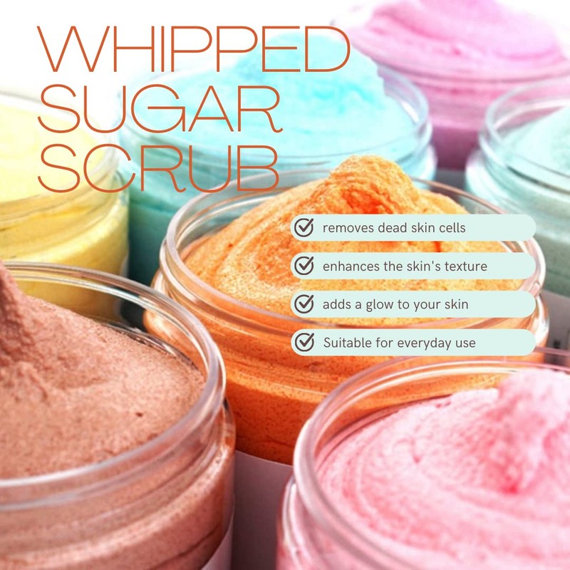 Sugar Scrub Soap Whipped Cream (Grapefruit)