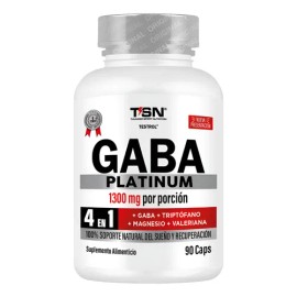 Gaba Tsn Platinum Cápsulas Aminoácidos Vegano Gluten 54g