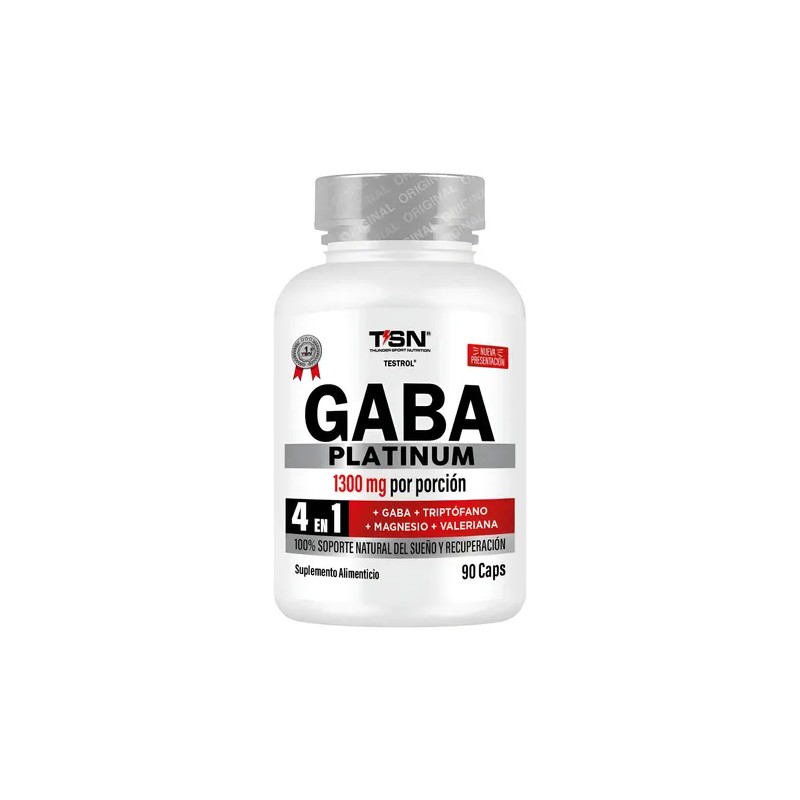 Gaba Tsn Platinum Cápsulas Aminoácidos Vegano Gluten 54g