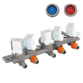 AJU73213301 Washing Machine Inlet Valve Assembly Fit for LG Kenmore Washer WT1 WT4 WT5 WT6 WT7 796 Series, Replaces AJU75152601 AJU75152603 AP6308239 AP5244606