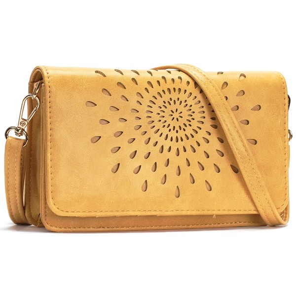 APHISON Crossbody Bags For Women, Clutch Wristlet Wallet Phone Purse