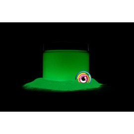 Eye Candy Mica Powder - Midori Green (25g) Glow in The Dark - Colorant for Epoxy - Resin - Woodworking - Candle Making - Slime - Nail Polish - Cosmetic Grade - Non-Toxic (Midori Green, 25 Grams)
