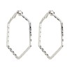 Clip On Hoop Earrings - Silver Plated Hoops - Esi