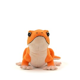 lilizzhoumax Fat Tail Gecko Plush Toy, 15.7 Inch Simulated Animal, Kawaii Gecko Cuddly Toy, Realistic Plush Reptile Toy for Wild Animals, Gift for Children, Stuffed Toy, Birthday Gift, Orange