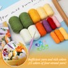 Mnuizu Crochet Kit for Beginners, Rose Bouquet Crochet Kit with